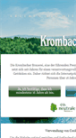 Mobile Screenshot of krombacher.de
