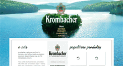 Desktop Screenshot of krombacher.sk