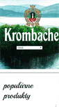 Mobile Screenshot of krombacher.sk