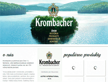 Tablet Screenshot of krombacher.sk